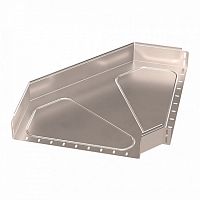 Угол горизонтальный 90 градусов Стандарт INOX (AISI 409) 500х100 Промрукав | код PR16.3571 | ПРОМРУКАВ