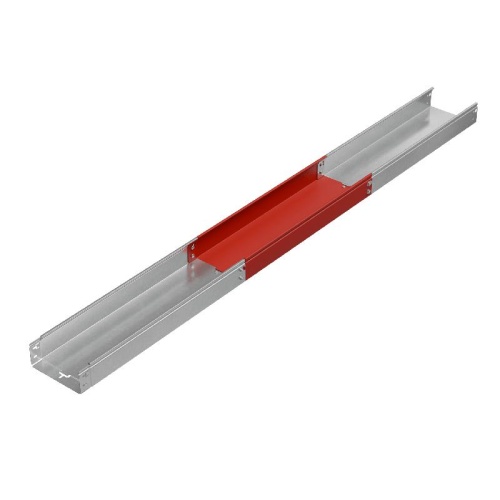 Лоток листовой неперфорированный 200х80 L3000 сталь 1мм "Быстрый монтаж ПЛЮС" LNplus80-200-1.0-3000 оцинк. КМ PL0341 фото 3