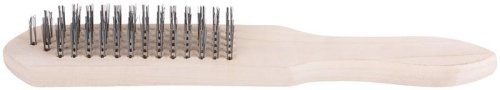 Корщетка с деревянной ручкой 5-ти рядная FIT 38405 Корщетка с деревянной ручкой 5-ти рядная FIT 38405