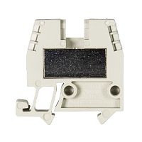 Проходная клемма, тип фиксации провода: винтовой, номинальное сечение: 4 мм кв., 32A, 500V, ширина: 6 мм, цвет: серый, тип монтажа: DIN 15 | код 55.504.1053.0 | Wieland