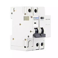 Дифференциальный автомат HRO63M 1NG2C0000C 00010G 1 полюс + нейтр., 10A ток, к.з. 6kA,10mA (STANDARD) | код 13.06.000131 | HYUNDAI