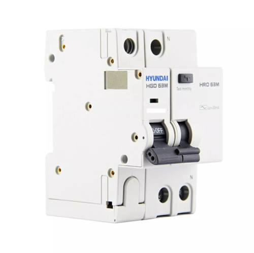 Дифференциальный автомат HRO63M 1NG2C0000C 00010G 1 полюс + нейтр., 10A ток, к.з. 6kA,10mA (STANDARD) | код 13.06.000131 | HYUNDAI Дифференциальный автомат HRO63M 1NG2C0000C 00010G 1 полюс + нейтр., 10A ток, к.з. 6kA,10mA (STANDARD) | код 13.06.000131 | HYUNDAI
