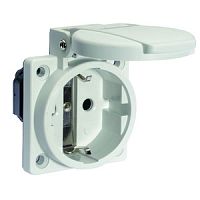 Розетка встраиваемая Schuko 16A, 3p, 250V, IP54, Bals Серая 71095 | код 71095 | Bals