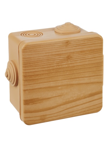 Коробка расп. КМ 80х80х50мм о/к IP54 7 вв. сосна IEK | код UKO31-080-080-050-K34-54 | IEK фото 3