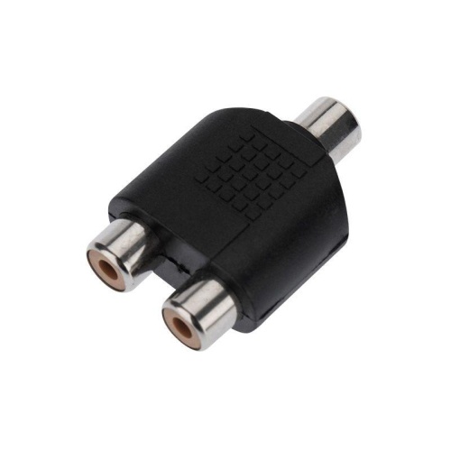 Переходник 1 гнездо RCA-2 гнезда RCA REXANT 14-0422 Переходник 1 гнездо RCA-2 гнезда RCA REXANT 14-0422
