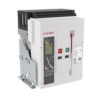 Воздушный автоматический выключатель YON AGS16N 3Р 1600 А 65 кА, расцепитель 3H, фиксированный, управление 220 В AC, горизонтальное | код AGS16N-S3FH-6-222K | DKC