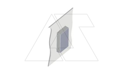 Кожух защитный для вентиляторов WTSV25 оцинкованный окрашенный RAL7035 | код WTCV25F | ETA