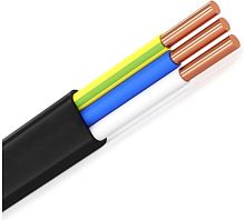 Кабель ВВГ-Пнг(А) -LS 3х2.5ок (N PE) -0.66 ГОСТ (бухта 20м) | код SQ0117-0044 | РЭМЗ ТМ