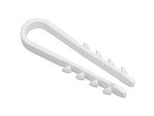 Дюбель хомут 11-18мм нейлон белый HLT | код 084-07-202 | HLT