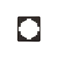 Рамка ROUND 1-постовая оникс KRANZ | код KR-78-0751-3 | KRANZ