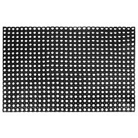 Коврик входной резиновый крупноячеистый грязезащитный, 80х120 см, толщина 16 мм, черный, VORTEX, 20003 | код 601704 | VORTEX