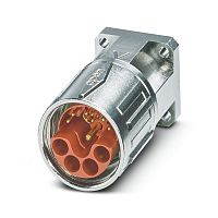 Приборный соединитель, передняя часть стенки, с накатанной гайкой SH-8EPC58AY000S | код 1096285 | PHOENIX CONTACT