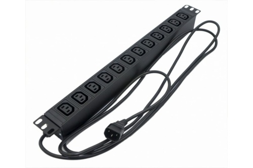 Блок розеток SHE19-12IEC-2.5IEC для 19д шкафов горизонтальный12хIEC 320C1310A Блок розеток SHE19-12IEC-2.5IEC для 19д шкафов горизонтальный12хIEC 320C1310A