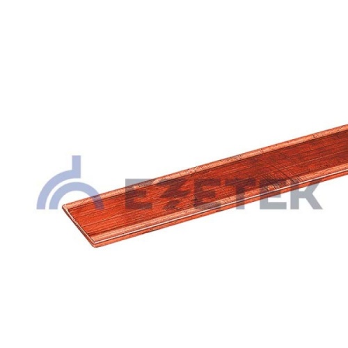 Полоса стальная омедненная 40х4 мм, 6 м | код 90751 | ЕЗЕТЕК