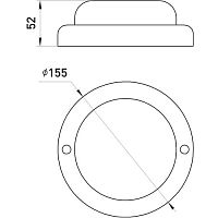Светильник ЖКХ LED SPB-201-3-65K-012 12Вт 6500K 1140Лм IP65 с ИК датчиком движения | код Б0062557 | ЭРА