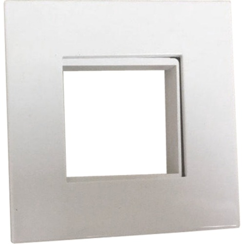 Суппорт с рамкой для короба 120х50 мм, 45х45 мм, белый | код LAN-CT120-F45x45-WH | LANMASTER Суппорт с рамкой для короба 120х50 мм, 45х45 мм, белый | код LAN-CT120-F45x45-WH | LANMASTER