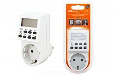 Таймер розеточный ТРЭ-01-1мин/7дн-20on/off-16А (недельный) TDM | код SQ1506-0002 | TDM