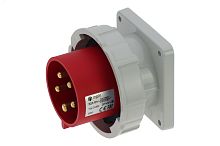 Вилка встраиваемая 32A/400V/3P+N+E/IP67, фланец 86x86 | код CA834 | INPIN