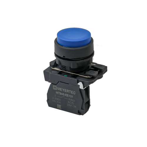 Кнопка выступающая синяя, 1NO, IP65, пластик MTB5-AL61 | код 137235 | MEYERTEC Кнопка выступающая синяя, 1NO, IP65, пластик MTB5-AL61 | код 137235 | MEYERTEC