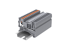 TP2.5-2-1-BU Клемма TP 1-1 штекерная Push-in, сеч.2.5мм2, син., шт | код TP2.5-2-1-BU | SUPU