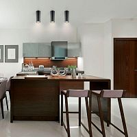 Светильник светодиодный ДБО 12 Вт 900 лм 3000К AC 220В Черный IP20 D200х200мм Алюминий Overhead Gauss | код HD009 | Gauss