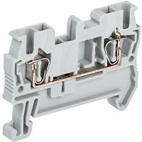 Клемма пружинная КПИ 2в-2.5 31А сер. | код YZN11-002-K03 | IEK