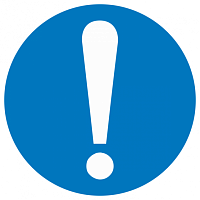 Знак M 11 Общийзнак (прочие предписания) ф200 мм, пластик ГОСТ Р 12.4.026-2001 EKF | код pn-m-11 | EKF