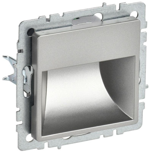 Подсветка светодиодная BRITE встраив. ПЛ20-БрС сталь | код BR-FL20-K46 | IEK