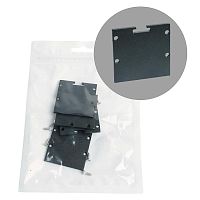 Заглушка черная без отверстия для профиля CAB256 LD240 (уп.4шт) FERON 52094