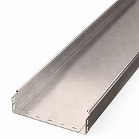 Лоток неперфорированный Стандарт INOX (AISI 409) 300х80х3000 (0,8 мм) (6 м/уп) Промрукав | код PR16.2399 | ПРОМРУКАВ