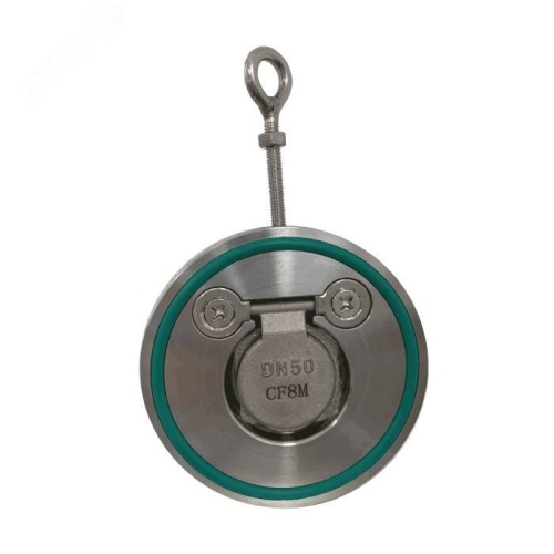 Клапан обратный Ду 50 Ру16 одностворчатый межфланцевый (нержавеющая сталь) | код 019-2447 | Benarmo