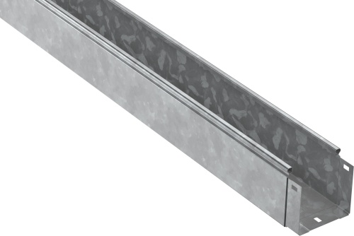 ESCA Лоток неперфорированный 100х100х3000 HDZ | код CLN10-100-100-3-M-HDZ | IEK ESCA Лоток неперфорированный 100х100х3000 HDZ | код CLN10-100-100-3-M-HDZ | IEK