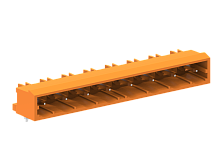 478320 Вилка на плату MCS, горизонт., шаг 7.62мм2, 20 конт., оранж., шт | код 478320 | SUPU