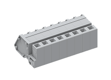 450157/030 Клемма пружин. MCS с монтаж.ножками шаг 5.0мм, 7 конт., сер., шт | код 450157/030 | SUPU