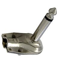 Разъём аудио SZC-0048/6.3 мм mono, металлический угловой | код 107937 | SZC