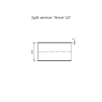 Труба жесткая ПВХ 3-х метровая легкая сосна д32 (90м/уп) | код PR05.0077 | Промрукав