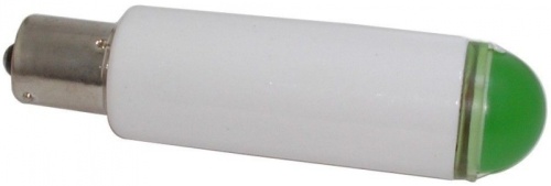 Светодиодная лампа СКЛ-3Б-Л-2-28, зеленая, 28В 50Гц/пост., цоколь B15s/19, УХЛ2.1 | код A8021-T74509997 | Каскад-Электро
