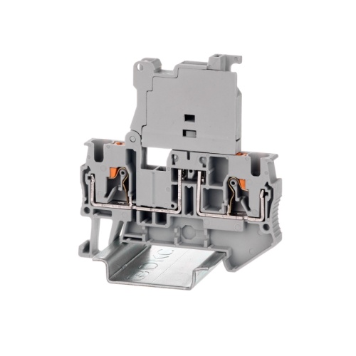 Клемма для предохранителя, зажим push-in, 2 точки подключения, 4 кв.мм, серая | код VPR-4-HESI | DKC Клемма для предохранителя, зажим push-in, 2 точки подключения, 4 кв.мм, серая | код VPR-4-HESI | DKC