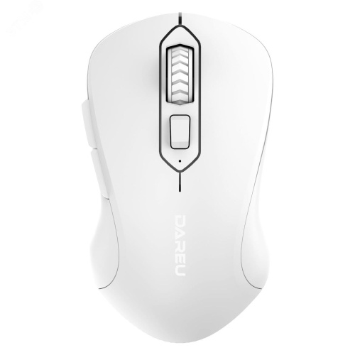 Мышь беспроводная 800-1600 dpi, 6 кнопок, белый | код LM115G White | Dareu