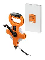 Мерная лента, 30 м х 13 мм, фибергласовое полотно, открытый корпус, штык для фиксации Рубин TDM | код SQ1018-0403 | TDM