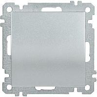 Выключатель 1-клавишный ВС10-1-0-Б 10А BOLERO серебряный | код EVB10-K23-10 | IEK