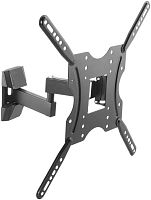 Кронштейн для телевизора Ultramounts UM903 черный 32-55 макс.20кг настенный поворотно-выдвижной и наклонный | код 1413098 | ULTRAMOUNTS