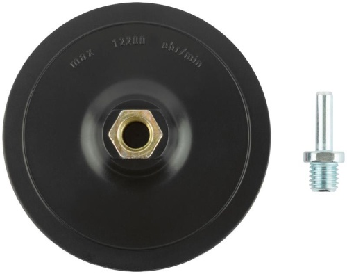 Насадка твердая с липучкой 125 мм для дрели и УШМ, Cutop Profi | код 85-574 | FIT фото 2