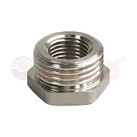 Футорка никелированная НР 1дюйм-ВР 1/2дюйм (180/10) | код VF.581.N.100.012 | VALFEX