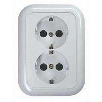 Розетка штепсельная одноместная без заземления скрытой установки | код Розетка РС16-009 | БелТИЗ