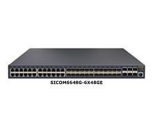 Коммутатор SICOM6648G-6X24GX24GE-HV 301073209 6 10Gigabit Fiber ports (SFP+) + 24 Gigabit Fiber ports (SFP) + 24Gigabit Copper ports (RJ45) Eth | код 00-06153755 | Kyland
