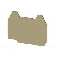 444 130, Концевой сегмент на клеммники AVK 2,5 CCT, (бежевый), NPP AVK2,5CC | код 0.0.0.4.44130 | KLEMSAN