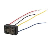 Источник питания DC-DC драйвер светодиодов, 60Вт, вход 10…56В DC, выход 350мА/6…52В, дист. упр. питанием и ШИМ димминг, пластиковый герметичный корпус 32.1x20.5x12.5мм, проводные выводы, -40…+50С | код NLDD-350HW | MeanWell