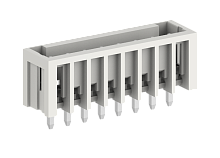 435208-01D Вилки на плату MCS вертик.,шаг 3.5мм, 8 конт., бел., шт | код 435208-01D | SUPU