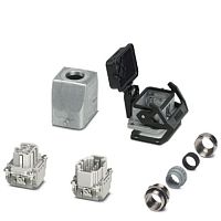 Комплект вставных соединителей HC-STA-B06PT-BWSC-LT-M20-ELCAL | код 1416344 | PHOENIX CONTACT